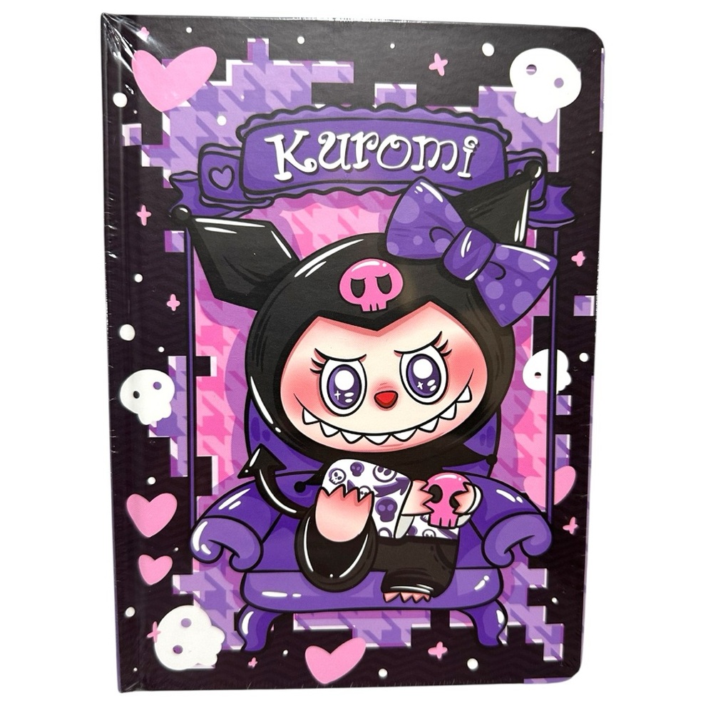 LABUBU KUROMI Hardcover 8x6 Notebook in Sanrio Character Outfits